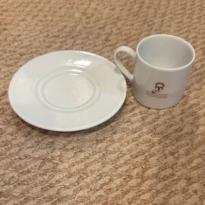 Espresso cup with small plate